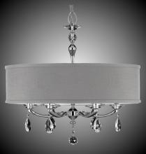 American Brass & Crystal CH5486-O-32G-36G-ST-GL - Six Light Chandelier